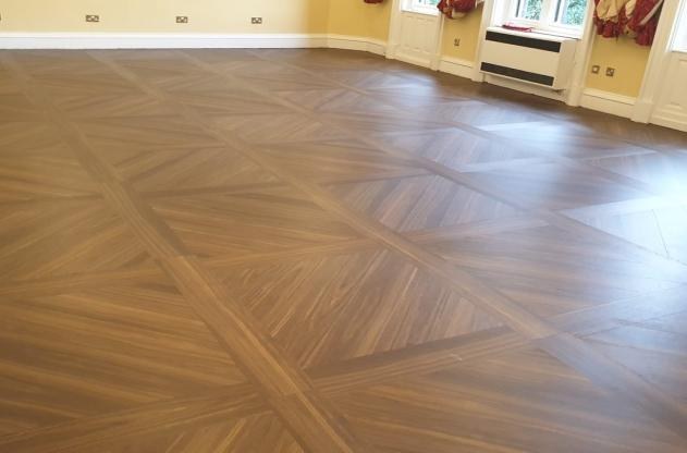 After - completed Amtico-style LVT finish.
